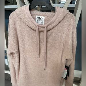 Cozy sweatshirt with hood    New with tags - too small for me